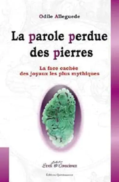 Couverture : Parole perdue des pierres