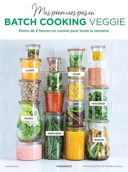 Couverture : Mes premiers pas en batch cooking veggie