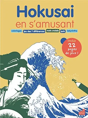 Couverture : Hokusai en s'amusant
