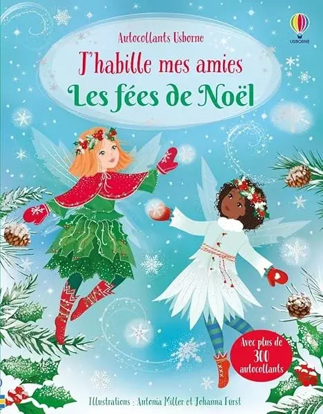 Couverture : J'habille mes amies: Les fées de Noël: dès 5 ans