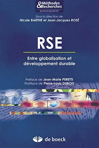 Couverture : RSE: Entre globalisation et développement durable