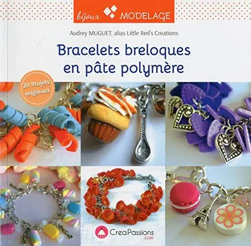 Couverture : Bracelets breloques en pâte polymère