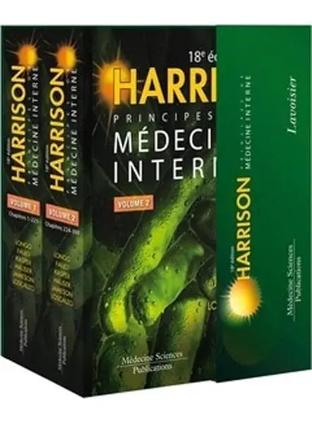 Couverture : Harrison: Principes de médecine interne en 2 volumes