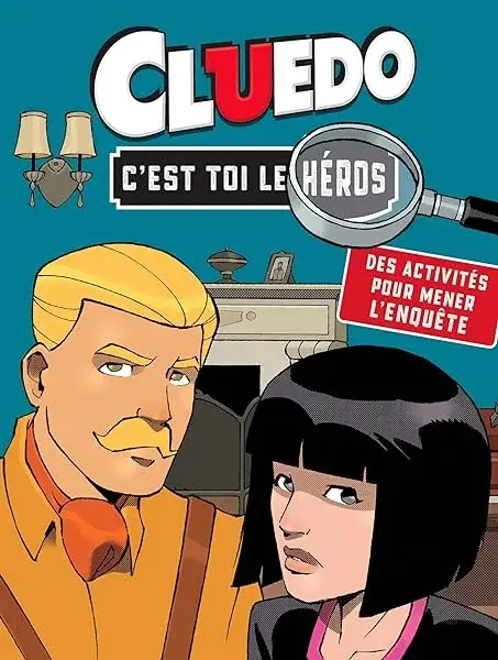 Couverture : Hasbro gaming / Cluedo-C'est toi le héros
