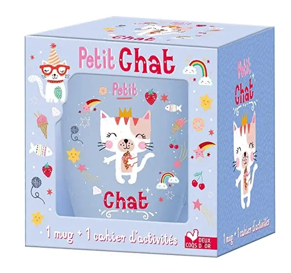 Couverture : Petit chat: coffret avec mug