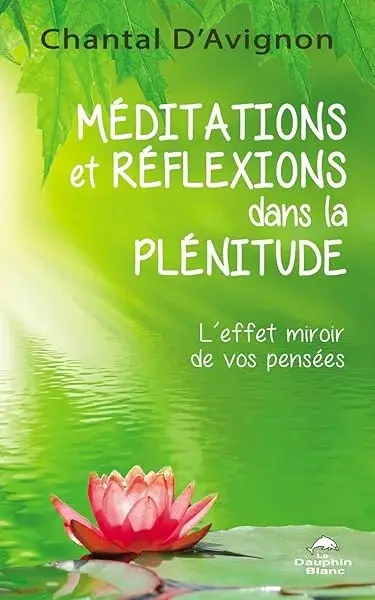 Couverture : Méditations et réflexions dans la plénitude: L'effet miroir de vos pensées