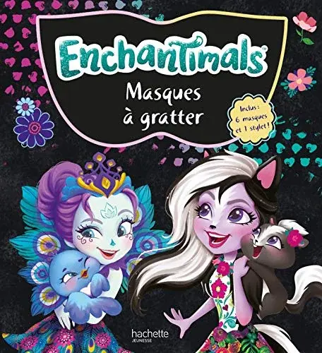 Couverture : Enchantimals: Masques à gratter