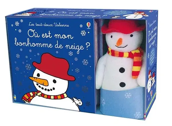 Couverture : Coffret Où est mon bonhomme de neige ?: Livre et peluche