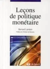 Couverture : Leçons de politique monétaire