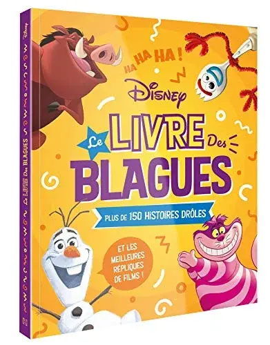 Couverture : DISNEY: Le livre des blagues: Plus de 150 histoires drôles et les meilleures répliques de films
