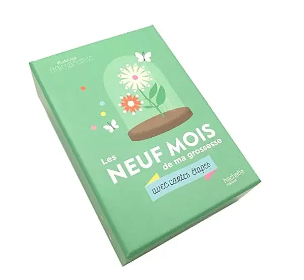 Couverture : Les 9 mois de ma grossesse avec cartes étapes