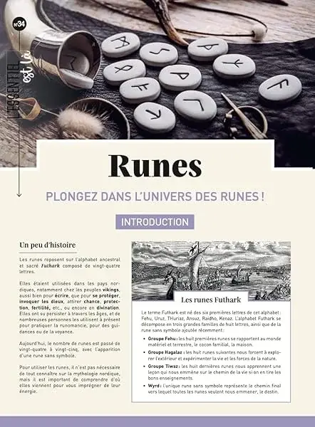 Couverture : Runes, plongez dans l'univers des runes !: Introduction