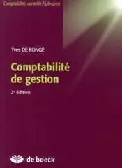Couverture : Comptabilité de gestion
