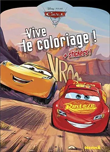 Couverture : Cars 3: Vive le coloriage !