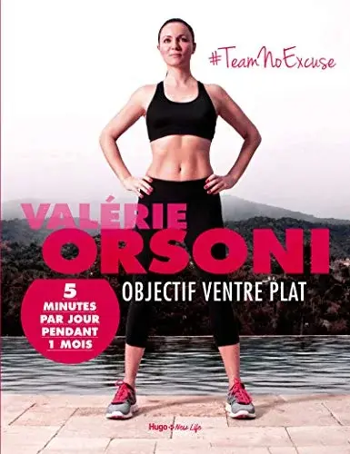 Couverture : Objectif ventre plat 5 minutes par jour pendant 1 mois