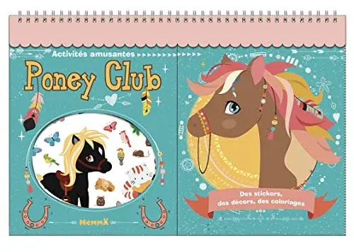 Couverture : Activités amusantes: Poney club