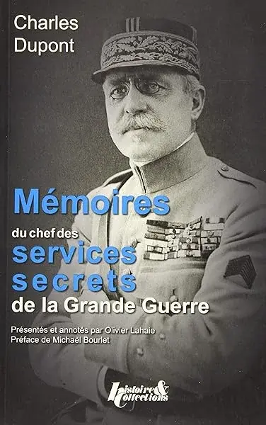 Couverture : Mémoires du chef des services secrets de la Grande Guerre