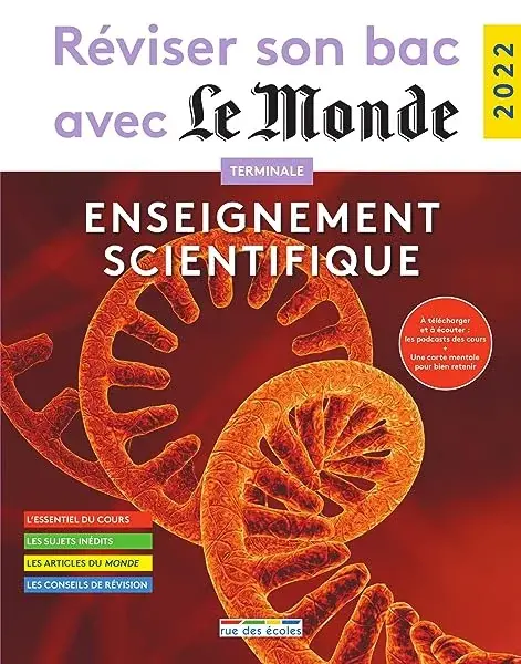 Couverture : Réviser son bac avec le Monde 2022, Enseignement scientifique, Terminale
