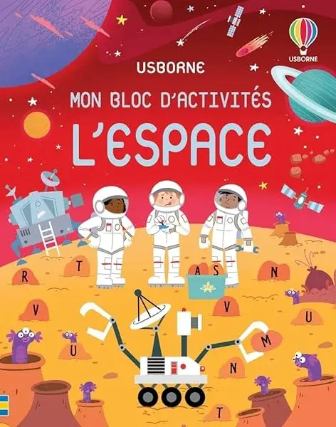Couverture : L'espace: Mon bloc d'activités
