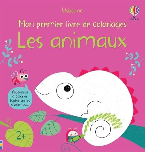 Couverture : Les animaux: Mon premier livre de coloriages