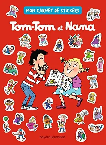 Couverture : Mon carnet de stickers Tom-Tom et Nana