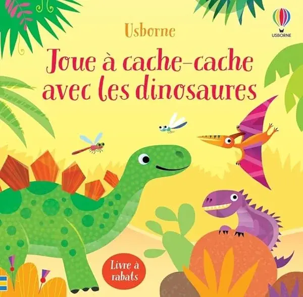 Couverture : Joue à cache-cache avec les dinosaures