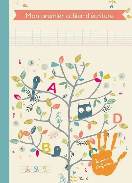 Couverture : Mon premier cahier d'écriture: Personnalise la couverture en écrivant ton prénom !