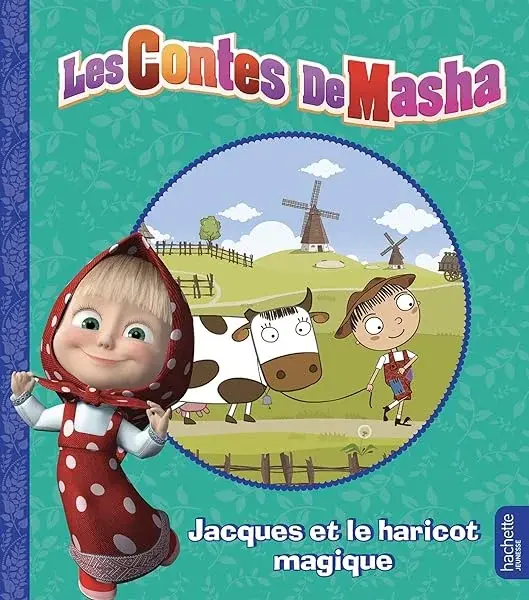 Couverture : Masha et Michka: Les contes de Masha: Jacques et le haricot magique