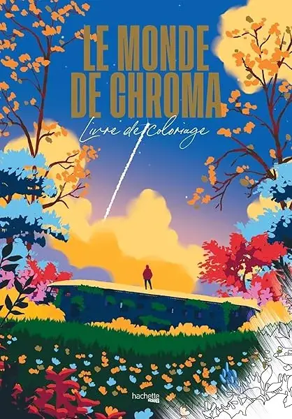 Couverture : Le monde de Chroma: Livre de coloriage