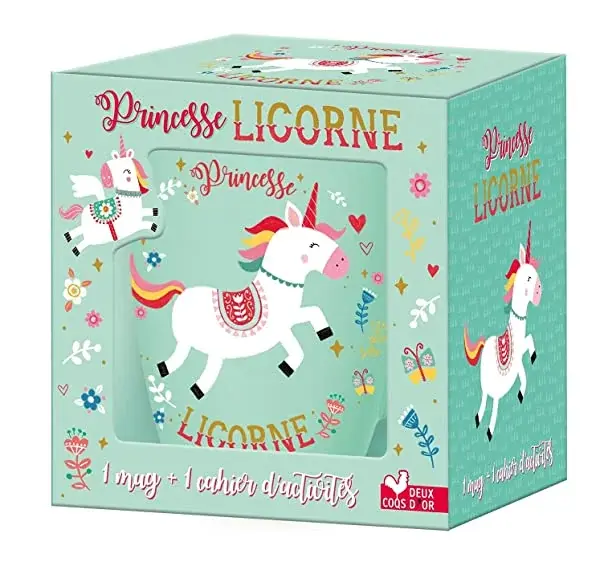 Couverture : Princesse licorne: coffret avec mug