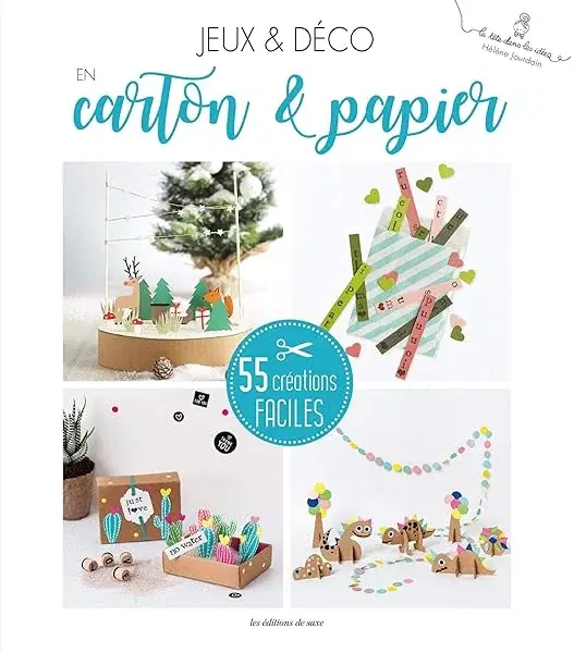 Couverture : Jeux & déco en carton & papier