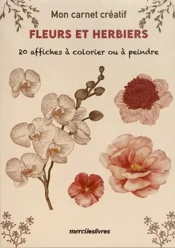 Couverture : Fleurs et herbiers (petit format)