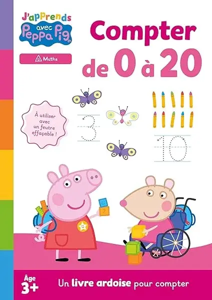 Couverture : Peppa Pig: J'apprends avec Peppa: Compter de 0 à 20