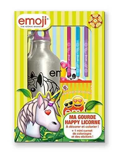 Couverture : Ma gourde Happy Licorne: Coffret