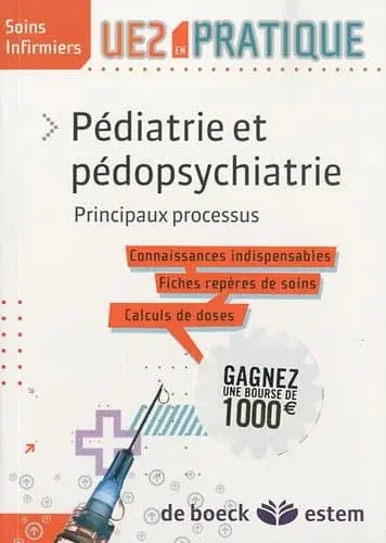 Couverture : Pédiatrie et pédopsychiatrie: UE2 en pratique soins infirmiers