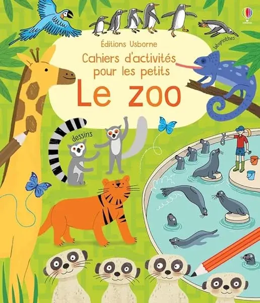 Couverture : Le zoo: Activités pour les petits