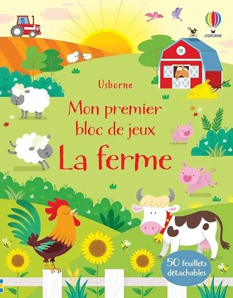 Couverture : La ferme: Mon premier bloc de jeux