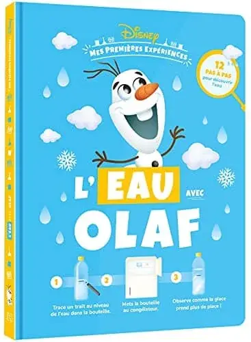 Couverture : DISNEY BABY: Mes Premières Expériences: L'eau avec Olaf
