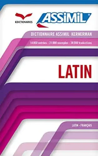 Couverture : Dictionnaire Latin