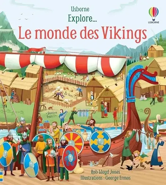 Couverture : Explore… Le monde des Vikings