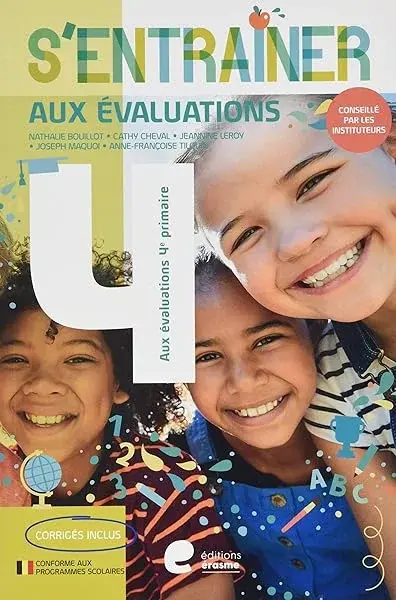 Couverture : S'entrainer aux évaluations de fin de 4e primaire