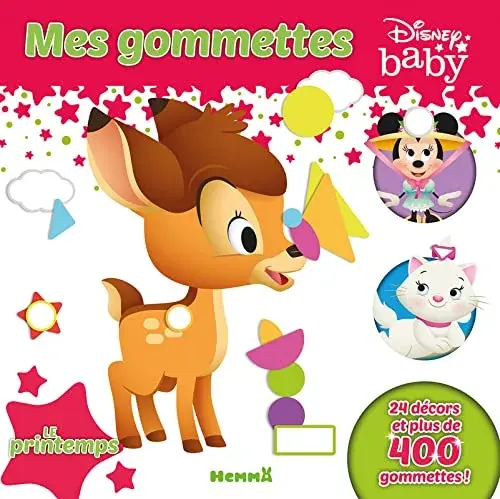 Couverture : Disney Baby: Mes gommettes: Le printemps: Livre de gommettes: Dès 3 ans