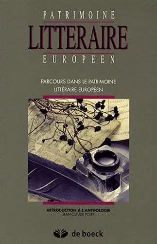 Couverture : Parcours dans le patrimoine littéraire européen: Introduction à l'anthologie