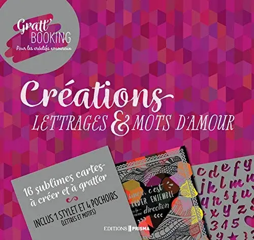 Couverture : Gratt'Booking lettrages & mots d'amour