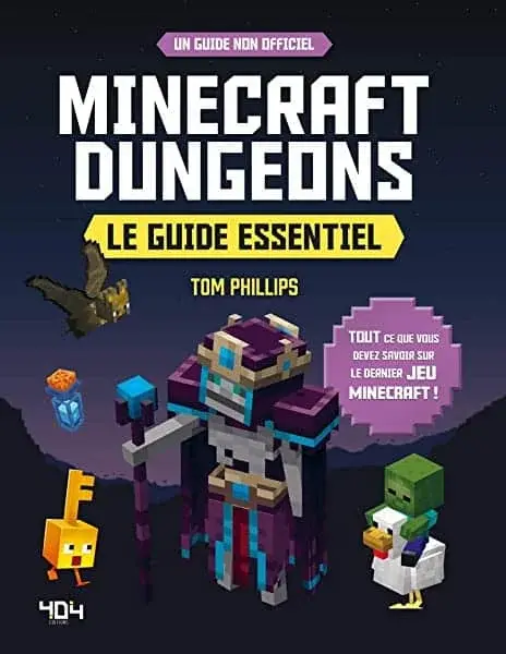 Couverture : Minecraft Dungeons : Le guide essentiel: Guide de jeux vidéo: Dès 8 ans
