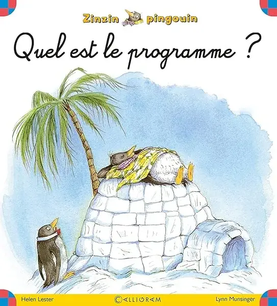 Couverture : Zinzin pingouin: numéro 1 Quel est le programme ? (01)