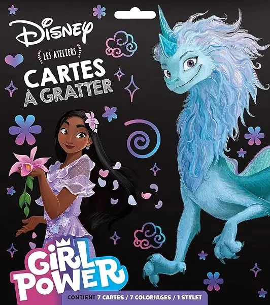 Couverture : DISNEY: Pochette Cartes à gratter: Spécial Héroïnes et Girl Power