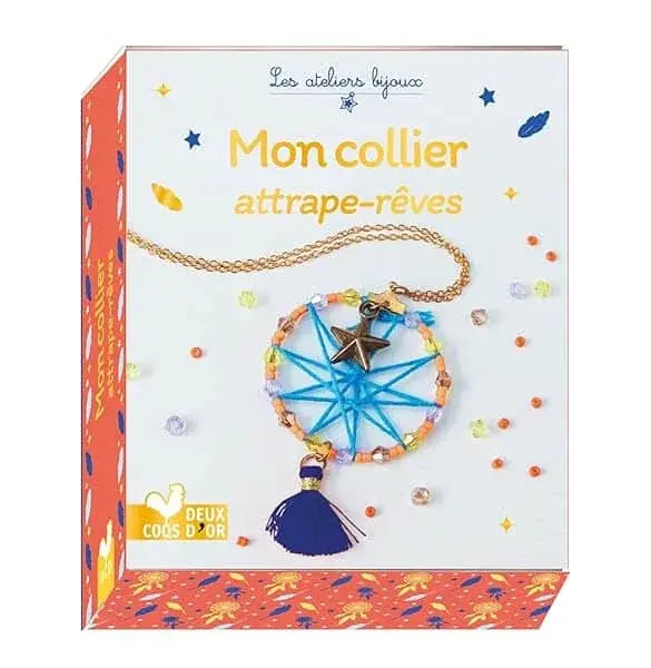 Couverture : Mon collier attrape-rêves: mini coffret avec accessoires