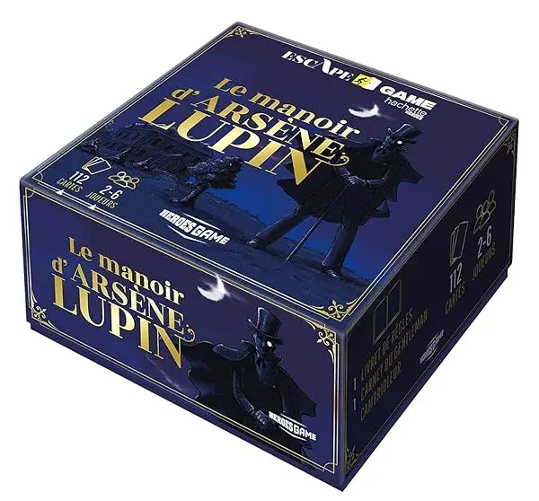 Couverture : Escape game Le manoir d'Arsène Lupin
