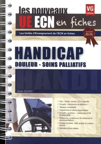 Couverture : Handicap, douleur, soins palliatifs